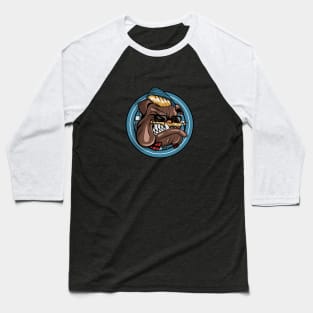 Francky, the bulldog - Hipster mode Baseball T-Shirt